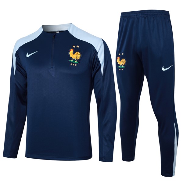 Sweatshirts Frankreich 2024-2025 Blau 3